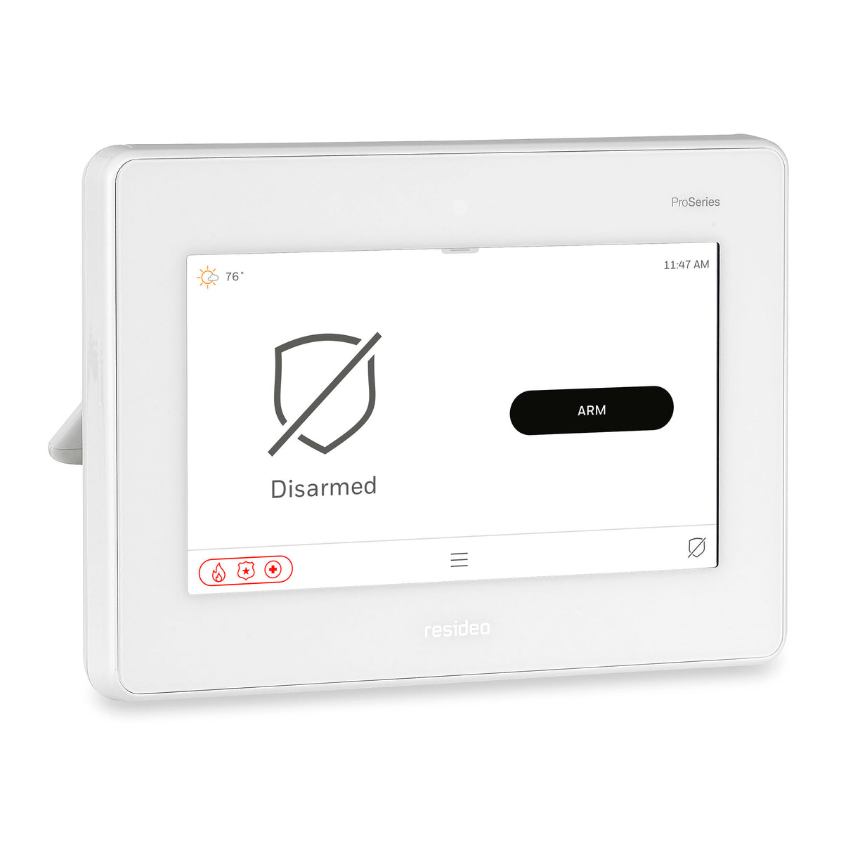 ProSeries 7 inch Wireless Touchscreen side view