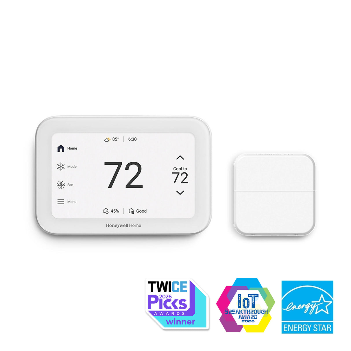 Honeywell Home X8S with sensor Wins IoT Breakthrough Award and TWICE Award at CES 2026
