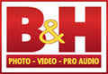 B and H logo