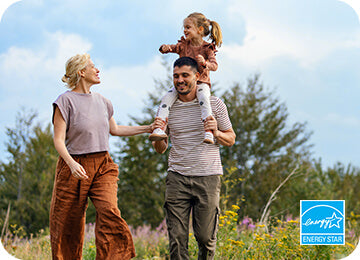 Family walking