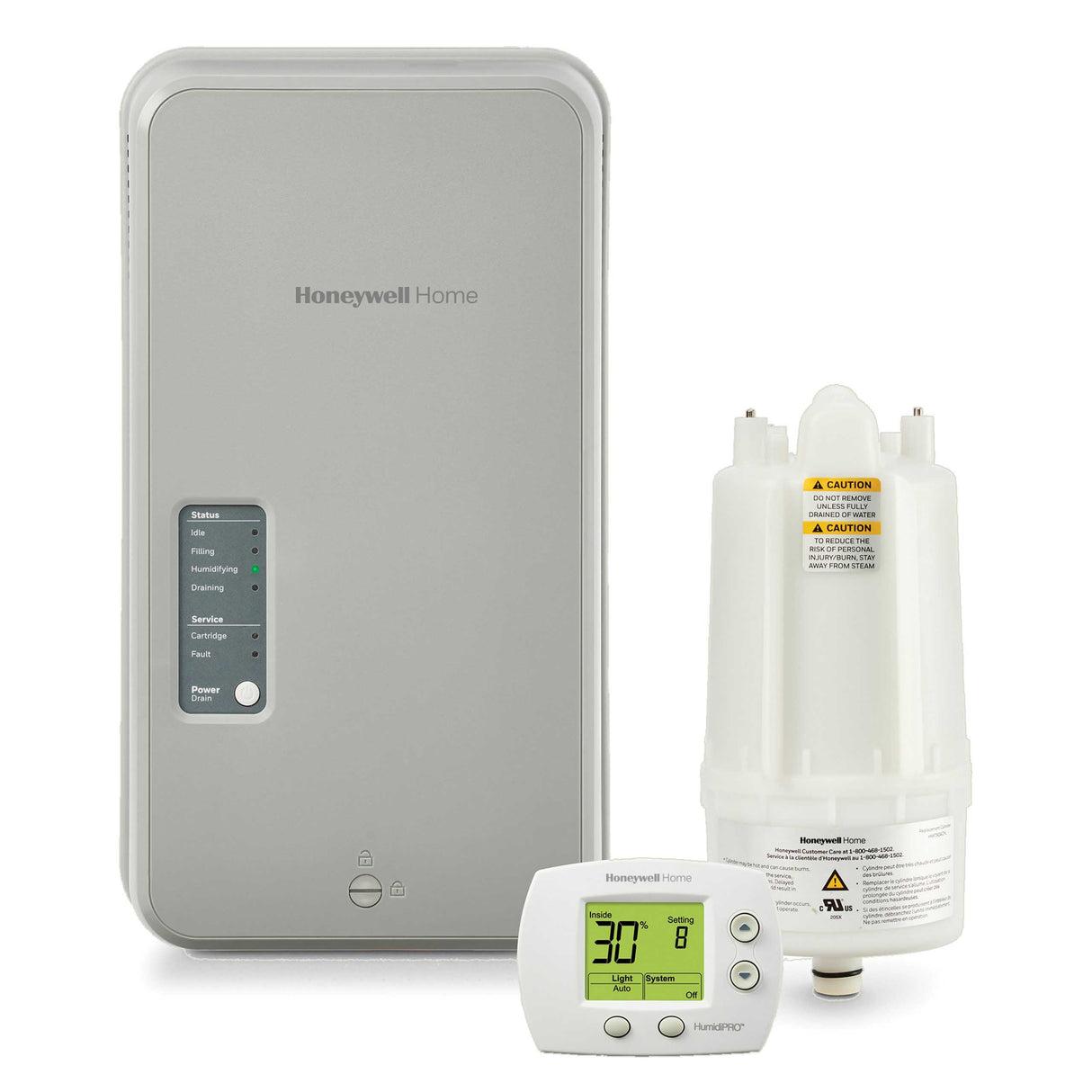 SkuImg;HM750ACYL/U;HM750A-c3-6.jpg;HM750 Honeywell Advanced Electrode Humidifier with Humidi Pro and Replacement Cylinder