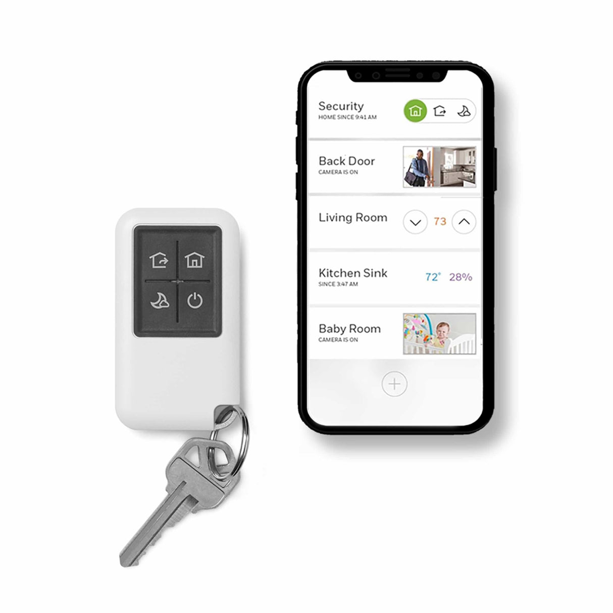 SkuImg;RCHSKF1/U;RCHSKF1N-c1-6.jpg;Honeywell Home Smart Home Security Remote Control Key Fob
