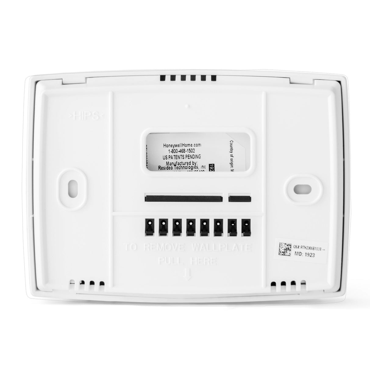 SkuImg;RTH2300B1038/E1;RTH2300B1038-c3-6.jpg;5-2 Day Programmable Thermostat