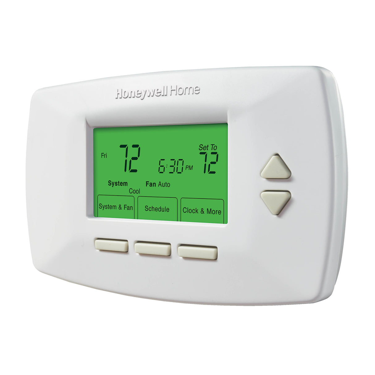 SkuImg;RTH7400D1008/U1;RTH7400D-c9-6.jpg;RTH7400D 5-2  day programmable thermostat - side view