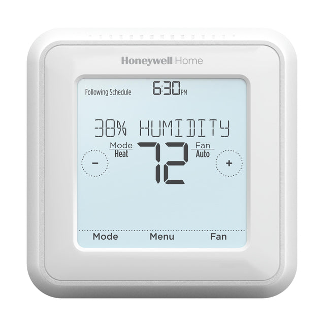 ProdImg;RTH8560;RTH8560D1002-c2-6.jpg;T5 TOUCHSCREEN 7-DAY PROGRAMMABLE THERMOSTAT