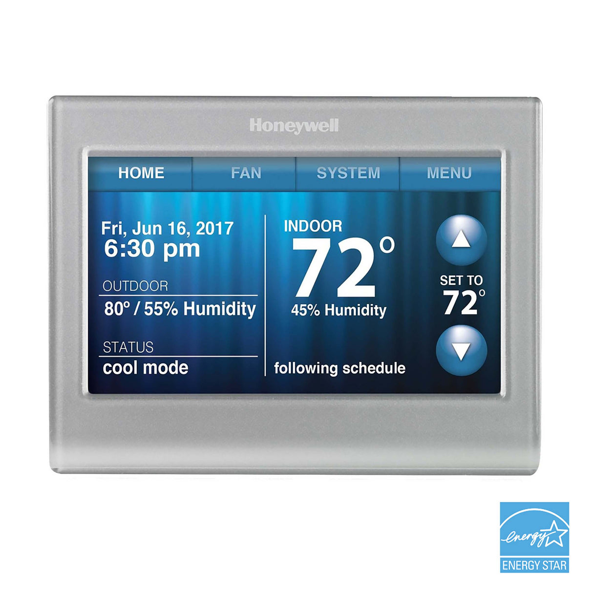 SkuImg;RTH9580WF1005/U1;RTH9580WF1005-c3-6.jpg;WiFi Programmable Color Touchscreen Thermostat with Energy Star Logo